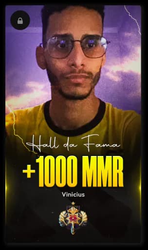 Vinícius, aluno da UDD: +1.000 de MMR
