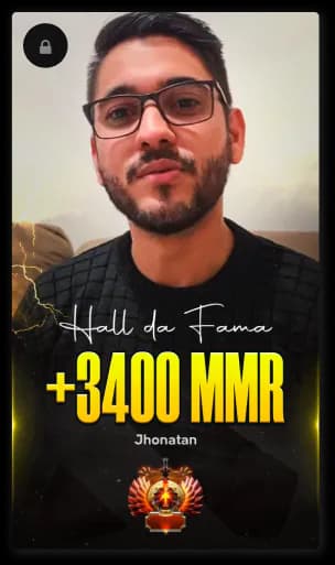 Jhonatan, aluno da UDD: +3.400 de MMR