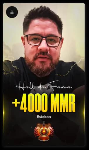 Esteban, aluno da UDD: +4.000 de MMR
