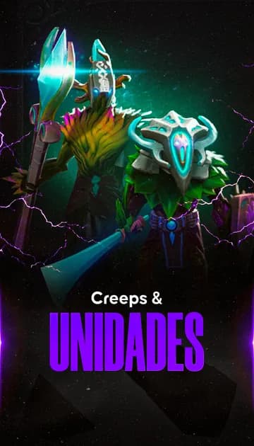 Forja dos Imortais · Iniciantes — Creeps & Unidades